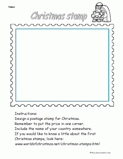 christmas stamp