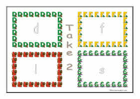 take 2 game - letter sounds dfsl